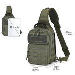 Tactical Sling Bag Manufacturer - Laser Cut Waterproof Nylon Crossbody Chest Pack