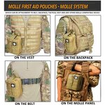First Aid Waist Belt Factory - Camouflage Tactical Durable Waterproof Medical Pouch