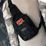 Tactical Sling Bag Supplier - 1000D CP Camo Laser Cut Molle Chest Bag Pack