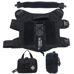 Tactical Dog Harness Manufacturer - 1000D Nylon Laser Cut Molle Quick Release Vest