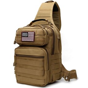 Tactical Shoulder Bag Factory - High Quality 600D Nylon Molle Chest Bag