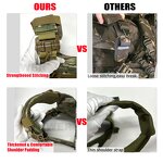 Plate Carrier Vest Factory - 1000D Quick Release Modular Tactical Vest for Men