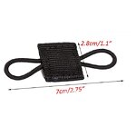 Molle Elastic Ribbon Factory - Tactical Nylon Buckle Binding Retainer for Antenna