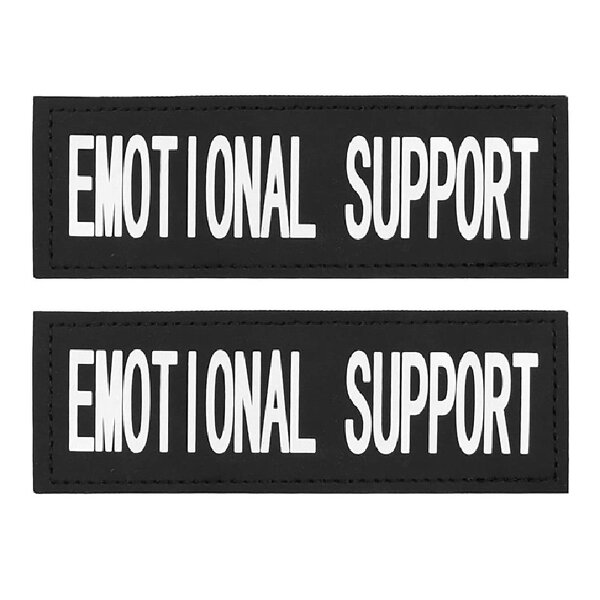 Emotional Support Dog Patch Manufacturer - Custom Removable Reflective Vest Patch
