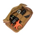 Mesh Utility Pouch Manufacturer - Tactical Zipper Insert Panel Storage Pocket