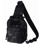 Tactical Sling Bag Supplier - 1000D CP Camo Laser Cut Molle Chest Bag Pack