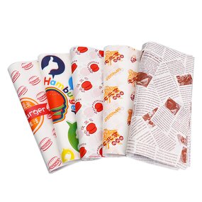 Butter Wrapping Paper Supplier - Custom Printing Food Grade Biodegradable Greaseproof 38-90g