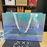 Christmas Paper Bag Manufacturer - Hot Stamping Boutique Mini Clothes Party Pink White Luxury Gift