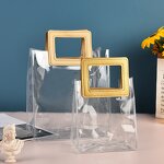 PVC Packaging Pouch Factory - Pvc Plastic Waterproof Tote Travel Toiletry Bags Zipper Duffel Bag