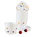 Printed Paper Bowl Supplier - Wins Flying Custom Printed Disposable White Brown Kraft Paper Salad Bowl