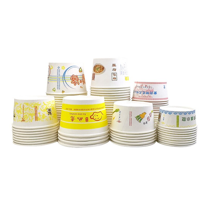 Food Container Bowl Manufacturer - Wins Flying High Quality Kraft Paper Bowl Food Packaging Bowl