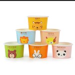 Take Away Container Supplier - Wins Flying Free Sample 400ml~1500ml Disposable Kraft Paper Round Bowl for Food