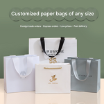 Paper Shopping Bags Supplier - Luxury Black Custom Paper Bags With Logo