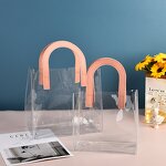 Waterproof Storage Bag Supplier - Wins Flying Pvc Shopping Tote Bag Transparent Packing Stand up Pouch