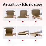 Custom Gift Box Supplier - Kraft Corrugated Paper Folding Mailer Shipping Packaging