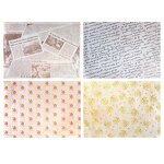 Hamburger Deli Paper Supplier - Wins Flying Custom Logo Printing Grease Proof Tissue Wrapper Burger Wrap