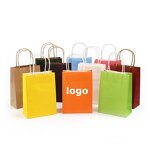 Shopping Paper Bag Supplier - Best Selling Custom Logo Printing Reusable Luxury With Ribbon Handle
