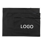 Slider Zipper Bags Supplier - Custom Printed Logo Clothing Underwear T-shirt Packaging CPE Black Plastic
