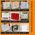 Foldable Shopping Bags Factory - Multiple Sizes Portable Reusable Foldable Black Paper Bags