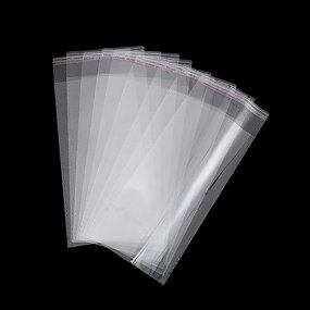 Clear Plastic Bags Supplier - Factory Price Customized Transparent Opp with Self Adhesive