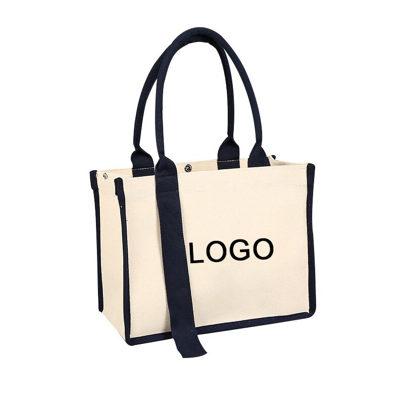 Reusable Tote Bag Supplier - Wins Flying Large Capacity Thick Reinforced Handle Gift Cloth Custom Logo Canvas