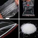 Self Sealing Bag Factory - Customized Plastic Transparent Pe Storage Ziplock Bag for Package