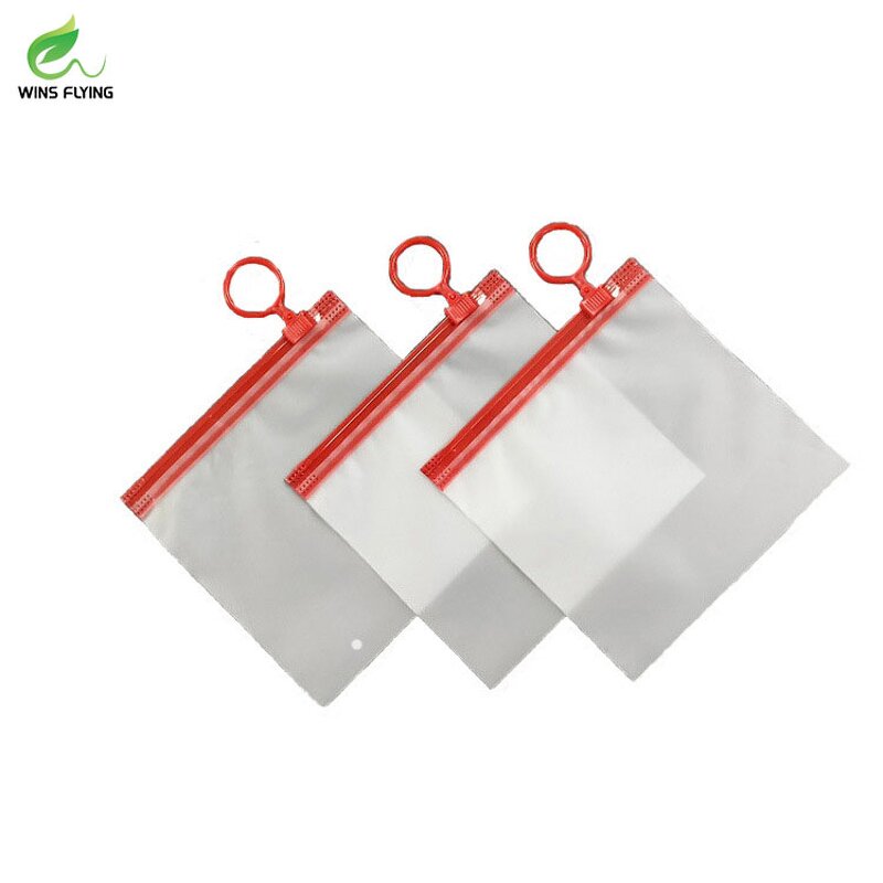 Jewelry Zipper Bag Factory - Wins Flying Hot Selling Small Frosted Package Reusable PVC Ziplock Pouch