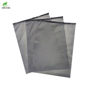 Custom Garment Packing Bag Manufacturer - with Ziplock Plastic Black Frosted Clothing Package Pouch