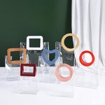 PVC Tote Bags Manufacturer - Hot Sell Lady Fashion Transparent Clear Large Beach Bag