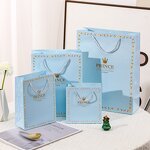 Paper Shopping Bags Supplier - Luxury Black Custom Paper Bags With Logo