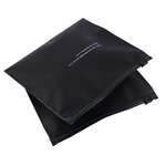 Clothing Zip Lock Bags Manufacturer - Hot Selling Customized Black Poly Bags for Packaging Hoodie Pouch