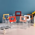 Clear PVC Tote Bag Supplier - Custom Printed Mini Moq Transparent Pvc Eva Tpu Shopping Bag