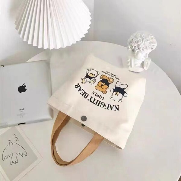 Blank Canvas Tote Bags Manufacturer - Wins Flying Wholesale Personalized Plain Tote Custom Logo Cotton Canvas