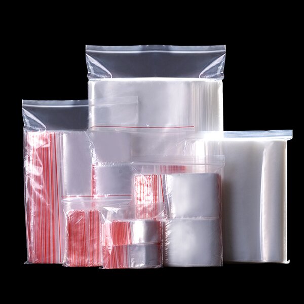 Self Sealing Bag Factory - Customized Plastic Transparent Pe Storage Ziplock Bag for Package