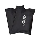 Clothing Zip Lock Bags Manufacturer - Hot Selling Customized Black Poly Bags for Packaging Hoodie Pouch