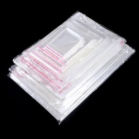 Food Grade Plastic Bag Manufacturer - Customized Size Self Adhesive Clear Transparent Poly Cello Opp