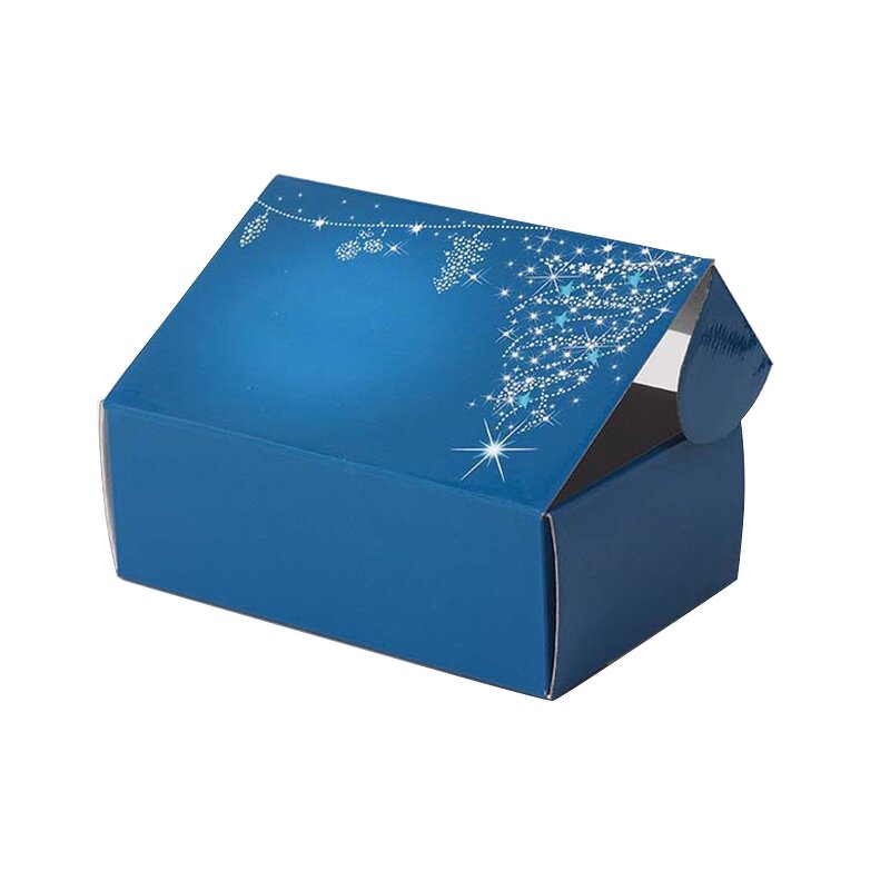 Kraft Paper Drawer Box Manufacturer - Cute Sticker Foldable Gift Festival Display Box