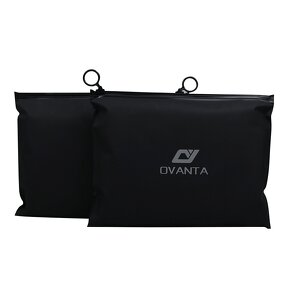 Black Zipper Bag Supplier - Personalized Yogga Sports Clothing Packaging with Printed Logo