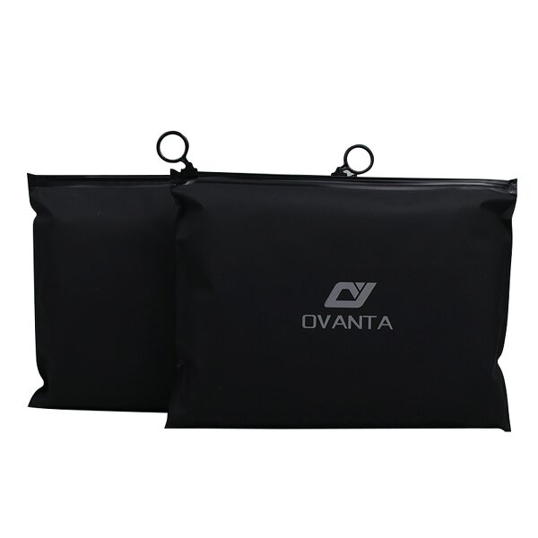 Black Zipper Bag Supplier - Personalized Yogga Sports Clothing Packaging with Printed Logo