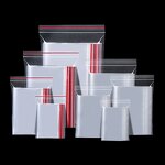 Clear Plastic Bag Manufacturer - Grip Self Seal Resealable Mini Ziplock Packing Bags Custom Size