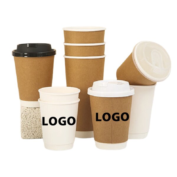 Recyclable Paper Cups Factory - Wins Flying Environmental White Suitable for Hot Cold Drinks Office Cafes