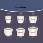 Printed Paper Bowl Supplier - Wins Flying Custom Printed Disposable White Brown Kraft Paper Salad Bowl