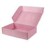 Small Gift Box Factory - Luxury Cardboard Paper Shipping Exquisite Pink Foldable Packaging