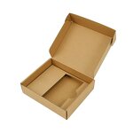 Luxury Magnetic Gift Box Supplier - Custom Logo Black Digital Printing Wig Clothing Carton
