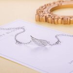 Angel Wings Bracelet Manufacturer - Vintage Zirconia 925 Silver 18K Gold Plated