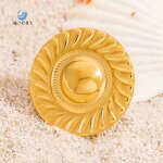 Orbicular Brooch Factory - Vintage Wholesale Decorative 18K Gold Plated