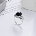 Flowers Leaves Ring Supplier - Vintage Retro 925 Sterling Silver Fine Jewelry