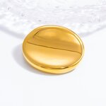 Gold Brooch Supplier - Elegant Minimalist 18K Stainless Steel Chest Clasp Pin
