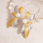 Flower Butterfly Earring Manufacturer - Trend Personalized 18K Gold Plated Non Fading