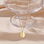 Name Necklace Factory - 18K Gold Plated Stainless Steel Custom Heart Pearl